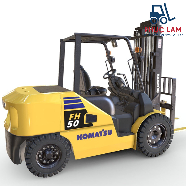 Xe nâng dầu Komatsu 5.0 tấn model FD50AT-10 cũ