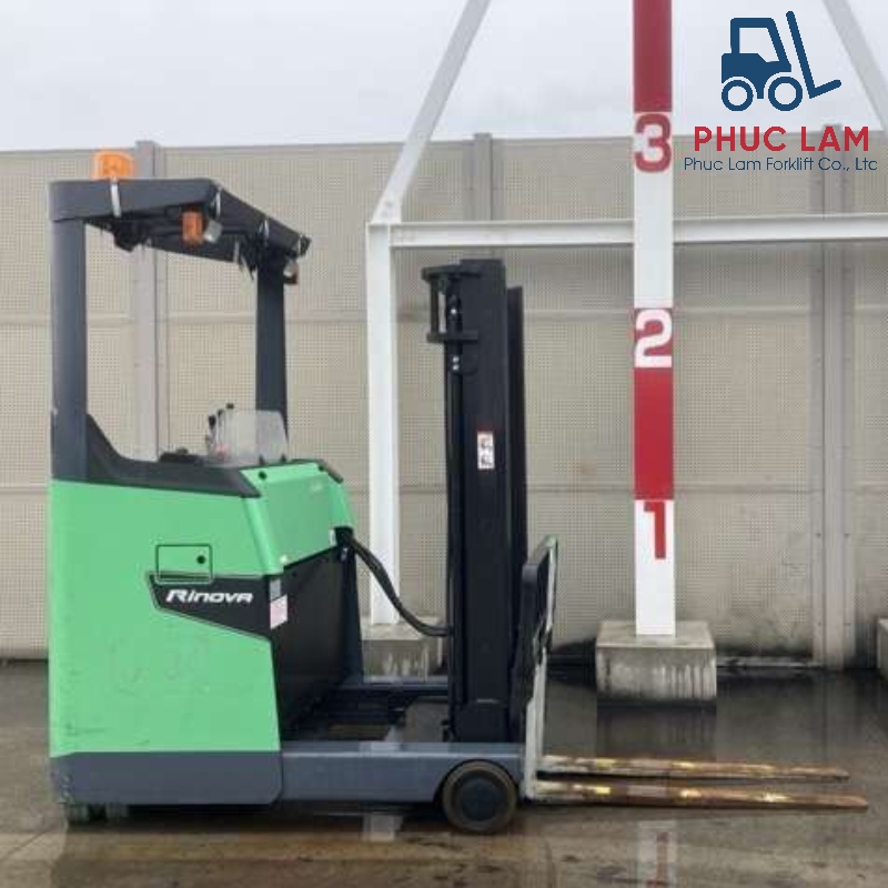 Xe nâng điện đứng lái Toyota 1.5 tấn model 8FBR15 cũ