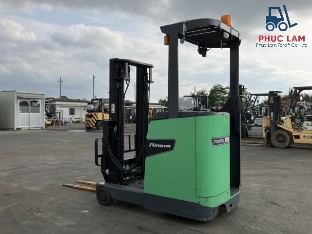 Xe nâng điện đứng lái Toyota 1.5 tấn model 8FBR15 cũ
