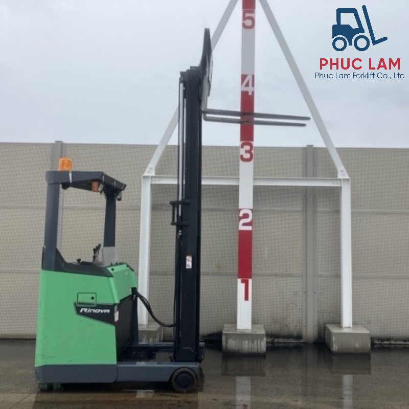 Xe nâng điện đứng lái Toyota 1.5 tấn model 8FBR15 cũ