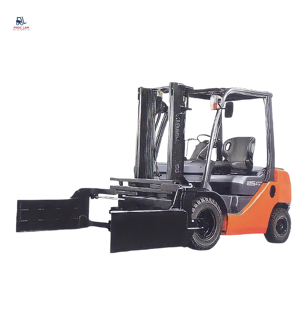 Xe nâng kẹp giấy vuông