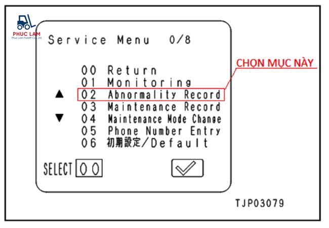 Cách lấy bảng mã lỗi