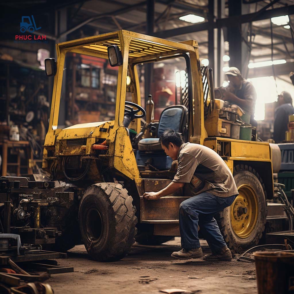 Hướng dẫn quy trình bảo dưỡng xe nâng điện Komatdu định kỳ