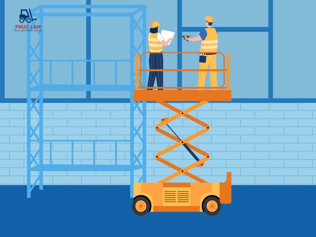 Quy tắc về xe nâng người khi làm việc trên cao