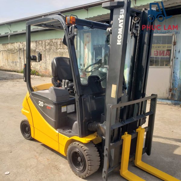 Xe nâng điện ngồi lái Komatsu 2.0 tấn model FB20AF-12 cũ