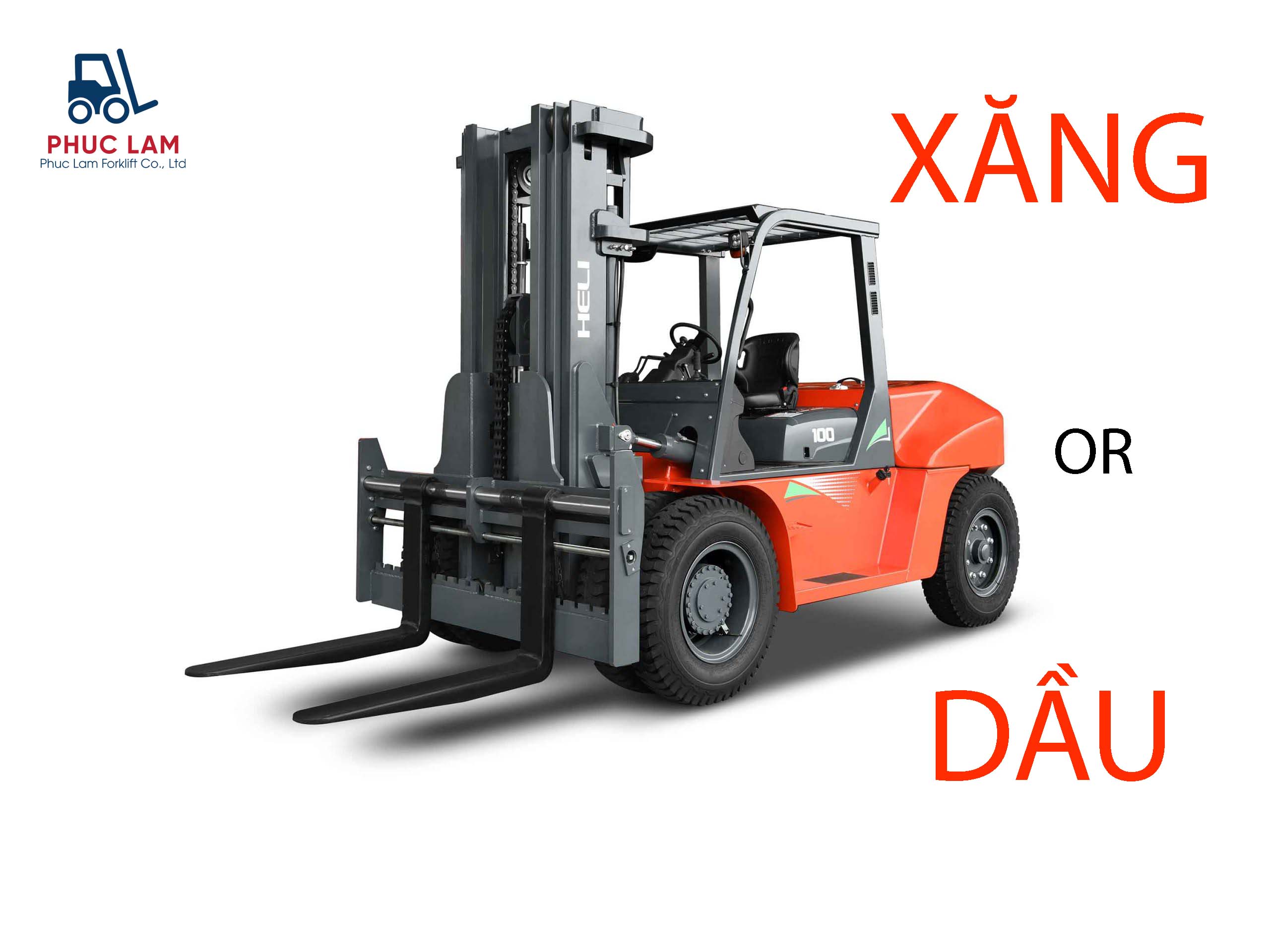 Nên sử dụng xe nâng dầu hay xăng