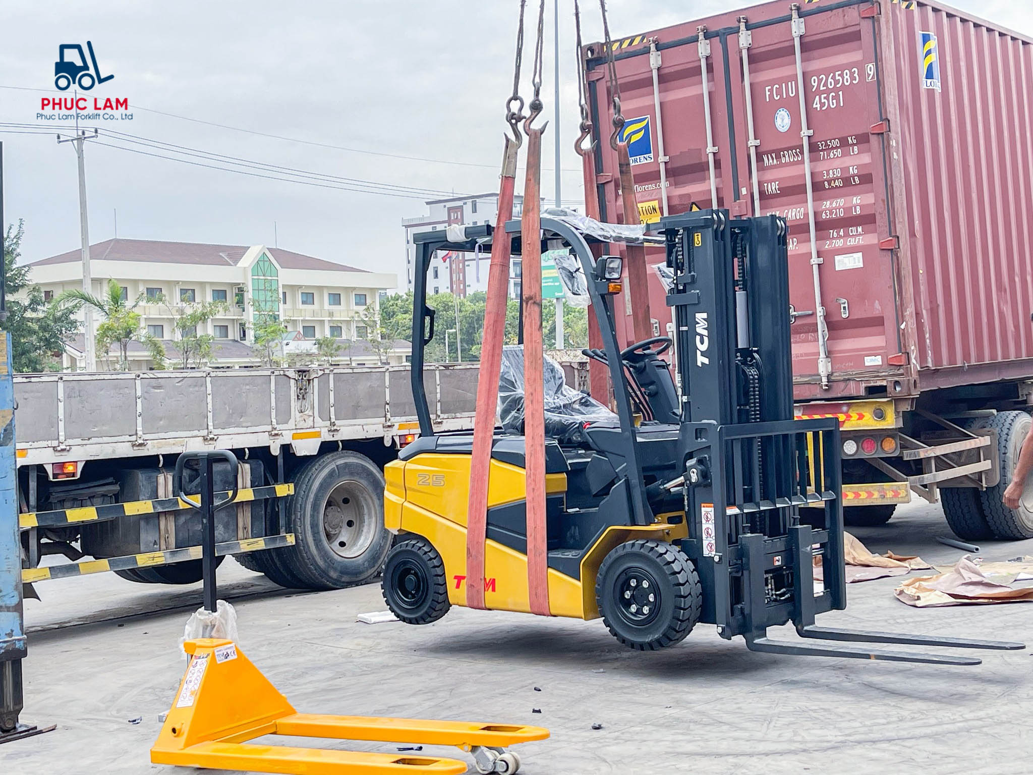 Xe nâng điện TCM FB20B