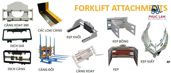 Các loại càng xe nâng hàng