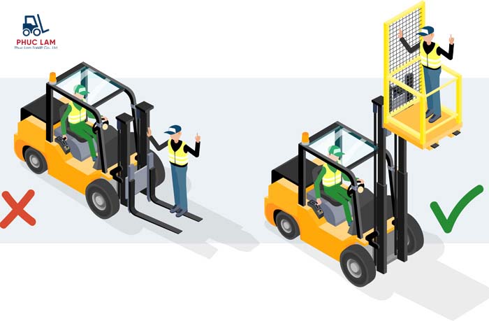 Hướng dẫn sử dụng lồng an toàn xe nâng