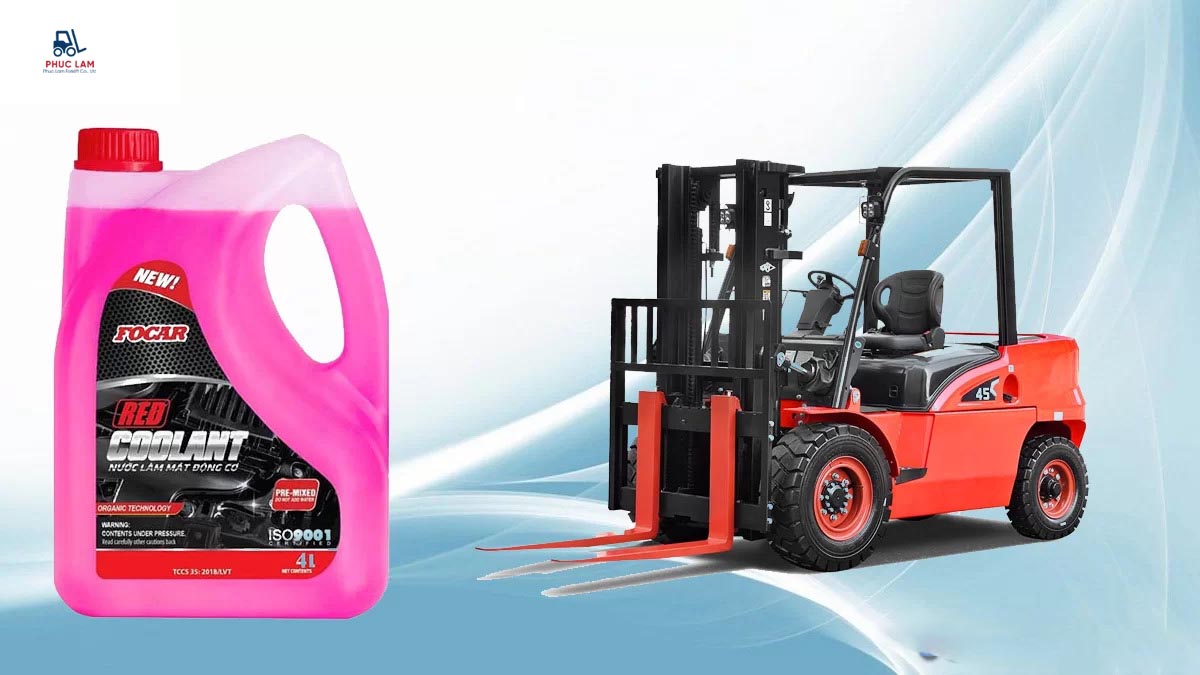 Nước làm mát xe nâng