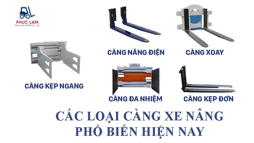Các loại càng xe nâng