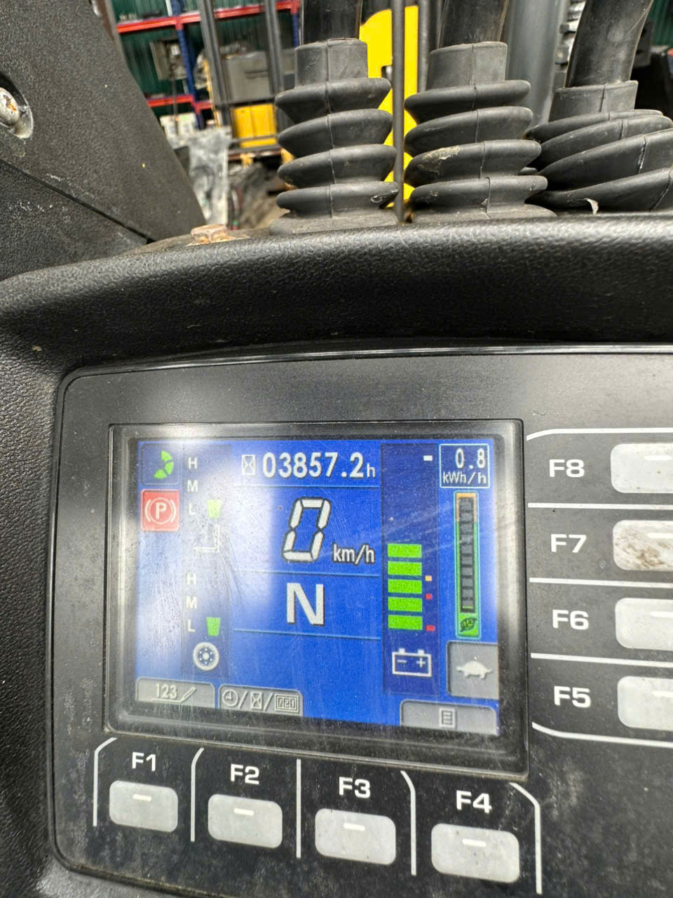 Xe Nâng Điện Komatsu 2.5 Tấn, FE25-1 Mâm Xoay