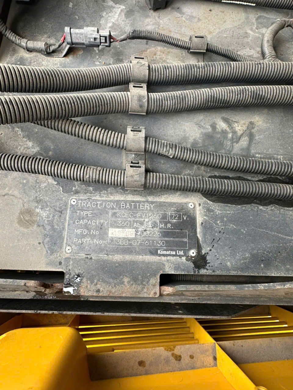 Xe Nâng Điện Komatsu 2.5 Tấn, FE25-1 Mâm Xoay