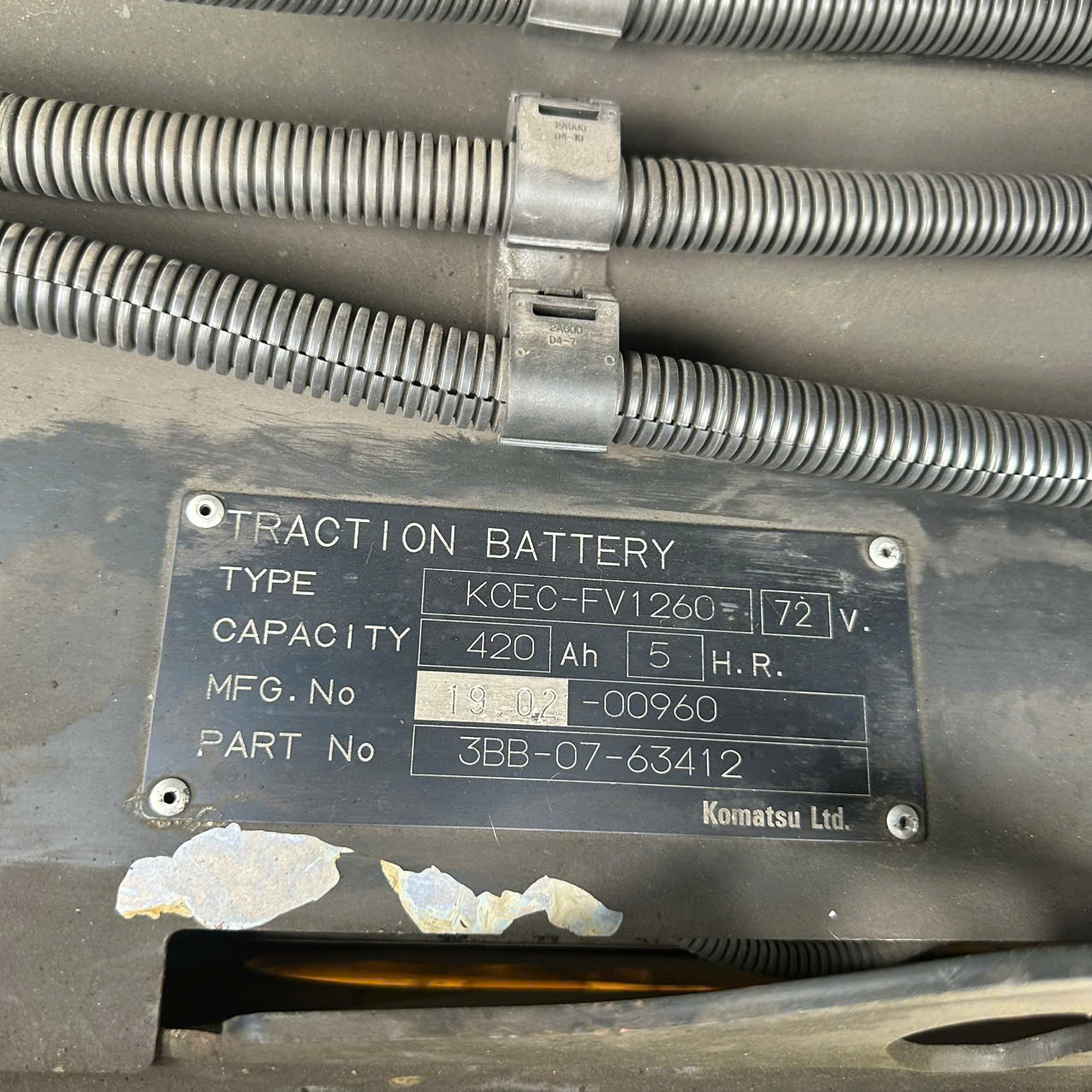 Xe nâng điện Komatsu 3 t FE30 (6)