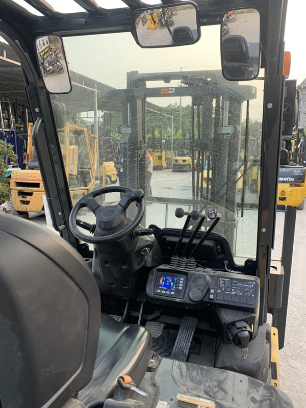 Xe nâng điện 2.5 tấn bình khô sạc nhanh Komatsu FE25-1 - Ảnh 5