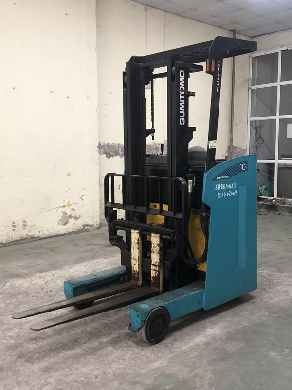 Xe nâng điện đứng lái 1.0 tấn Sumitomo 61FBR10NXII