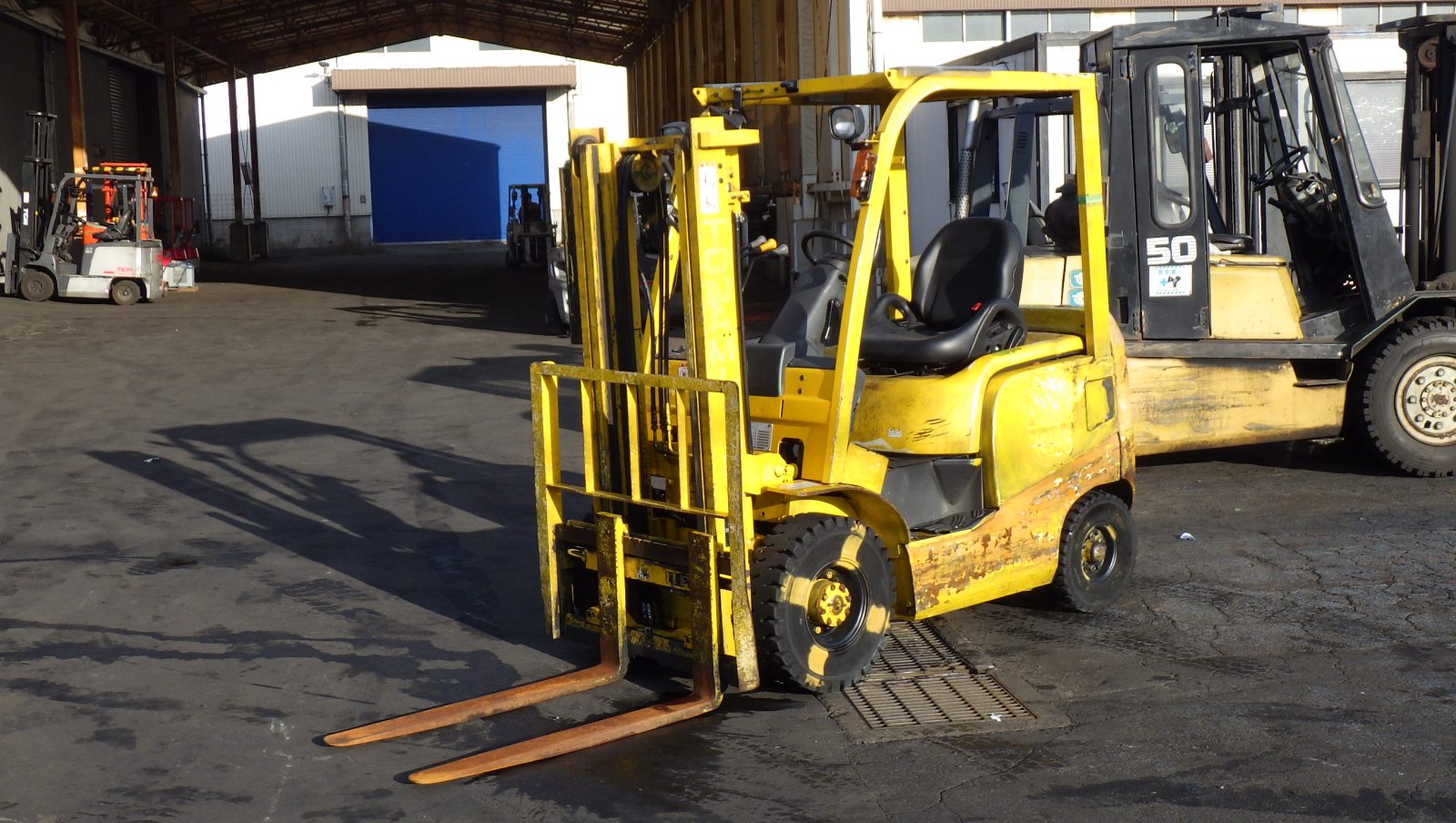 Xe nâng dầu 1.5 tấn UNICARRIERS FD15T14 serial 0R700734
