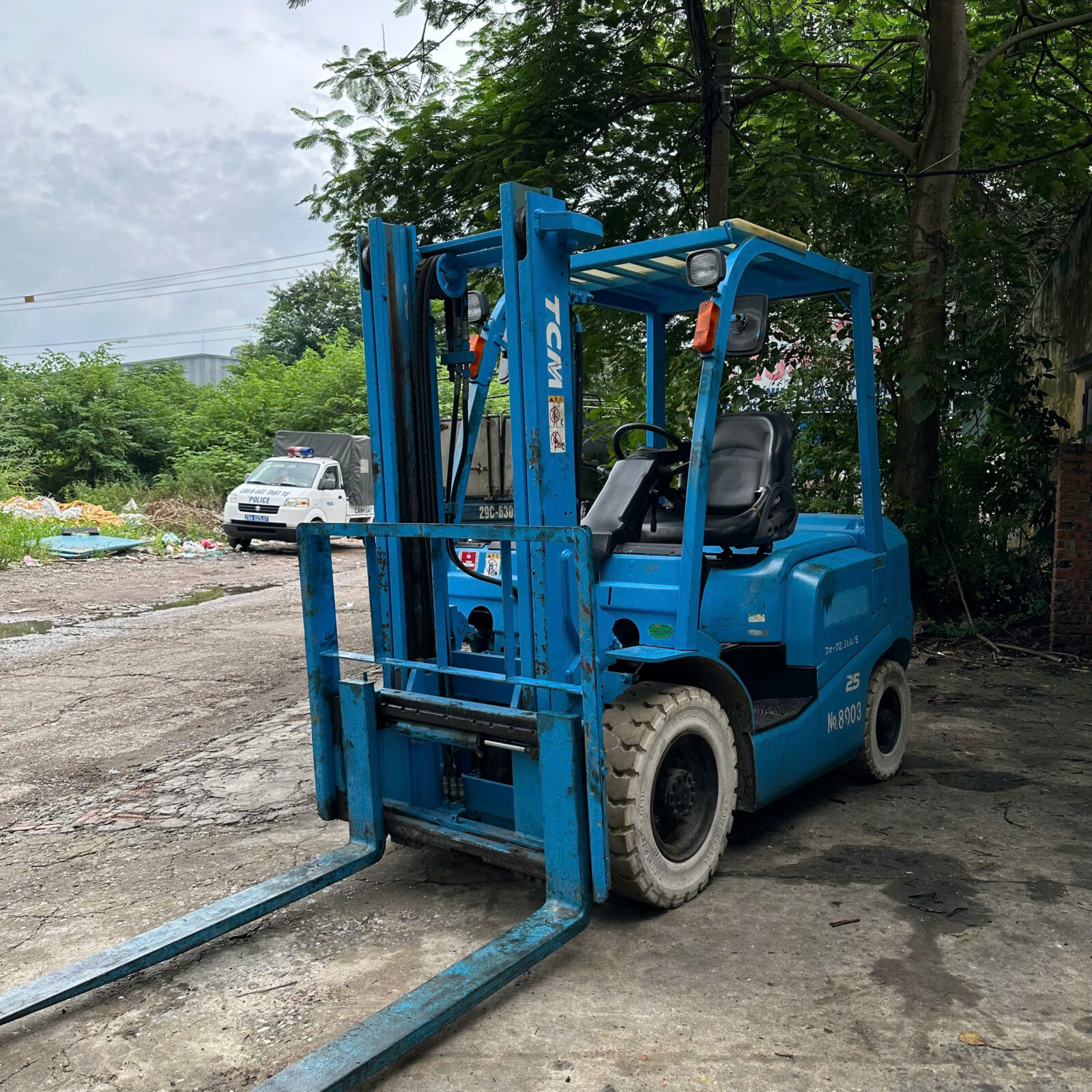Xe nâng dầu TCM 2.5 tấn FD25T3 (2N501417), sản xuất năm 2006 - Ảnh 7