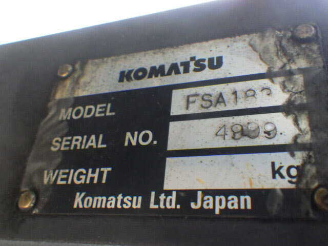 Xe nâng điện Komatsu 1.5 tấn FB15-12 (842492) - Ảnh 14