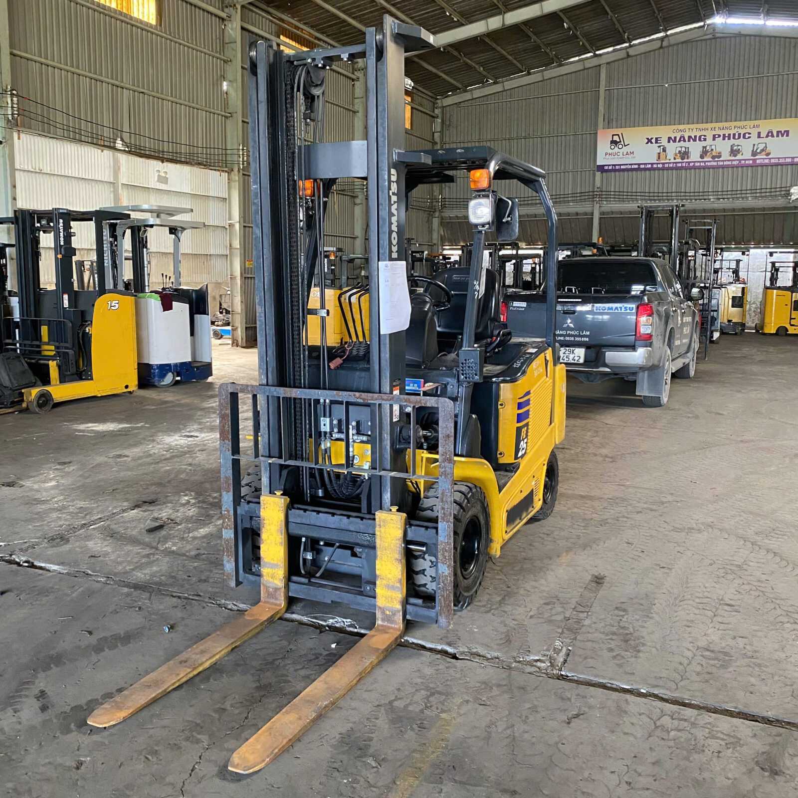 Xe nâng điện Komatsu 2.5 tấn FE25-1 (310254) - Ảnh 2