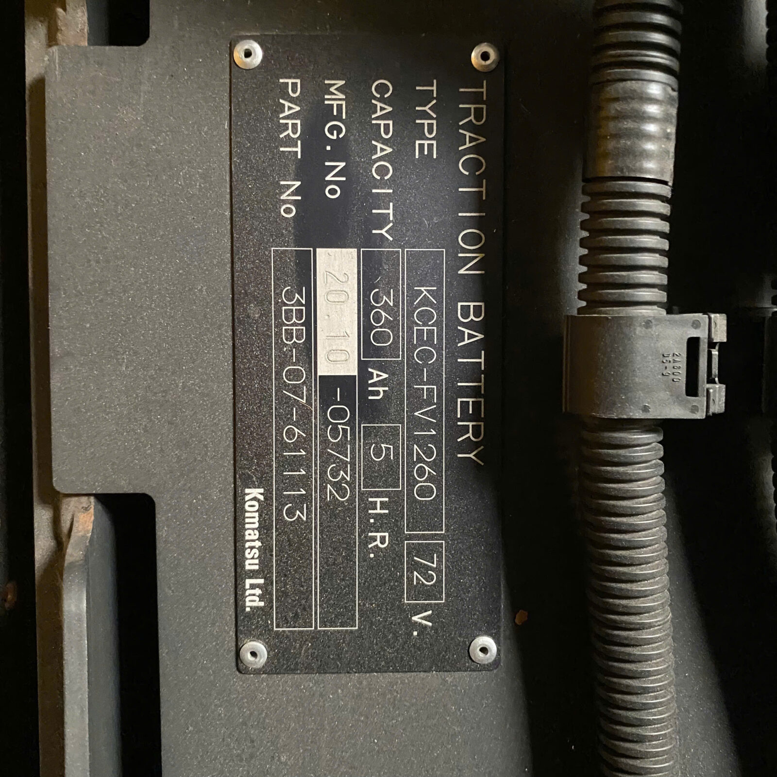 Xe nâng điện Komatsu 2.5 tấn FE25-1 (310254) - Ảnh 11