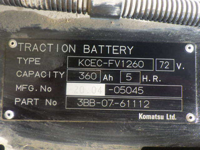 Xe nâng điện Komatsu 2.5 tấn FE25H-1 (309381) - Ảnh 14