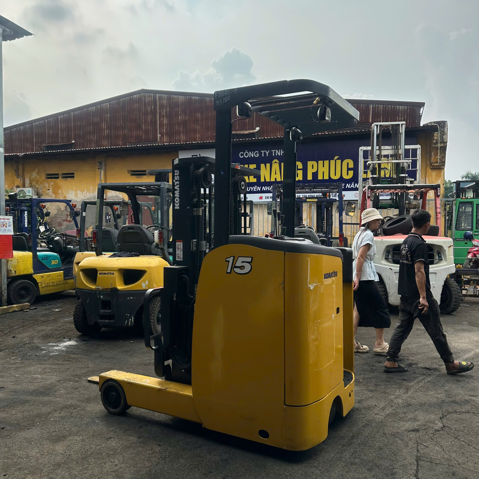 Xe nâng điện Komatsu FB15RL-15 (155788), sản xuất năm 2016 - Ảnh 8
