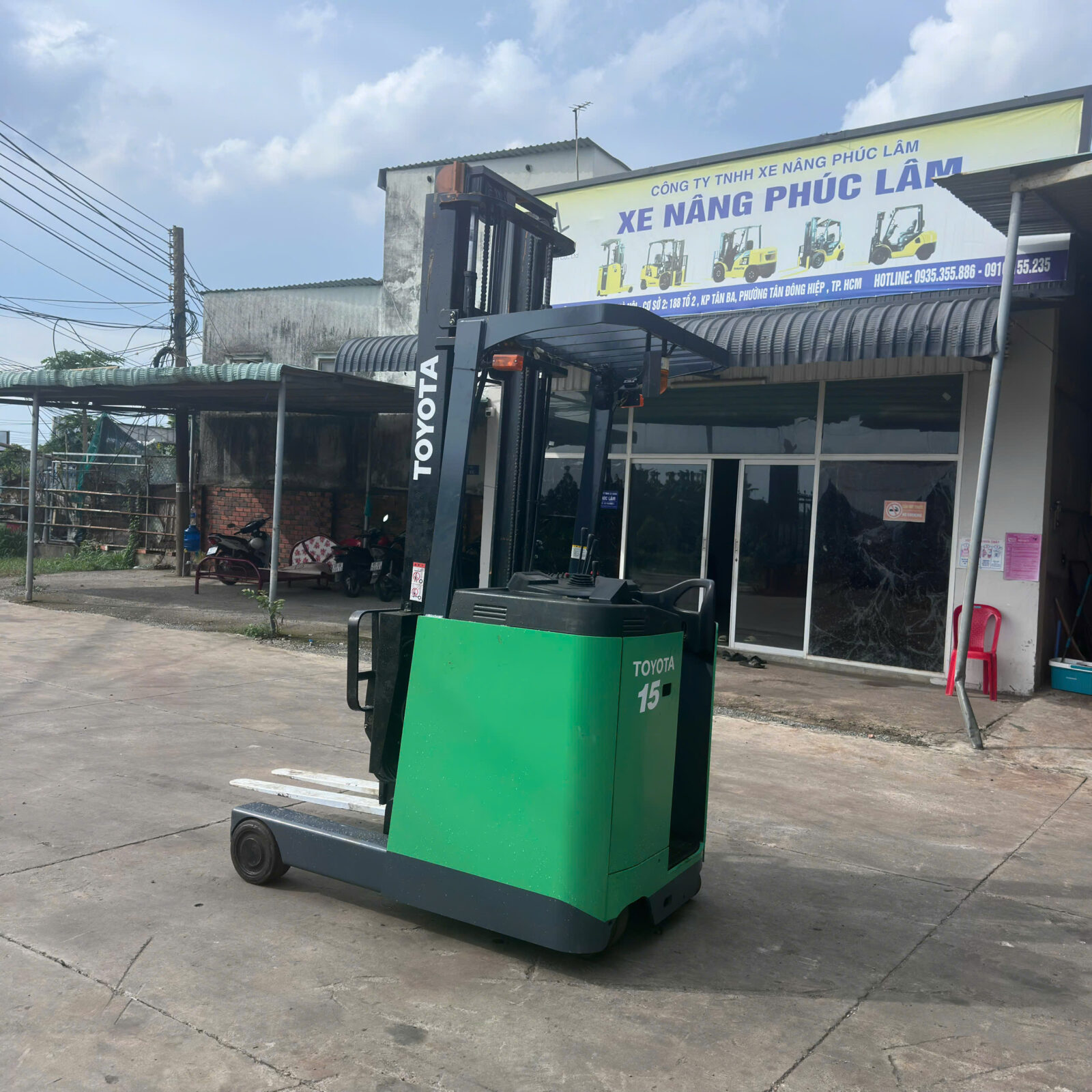 Xe nâng điện Toyota 1.5 tấn 7FBR15 (67944) - Ảnh 2