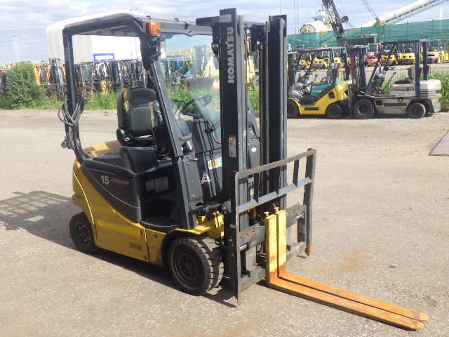 Xe nâng điện Komatsu 1.5 tấn, FB15-12 Seri 856587, sản xuất năm 2020